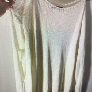 Elegant Cream Women's Top